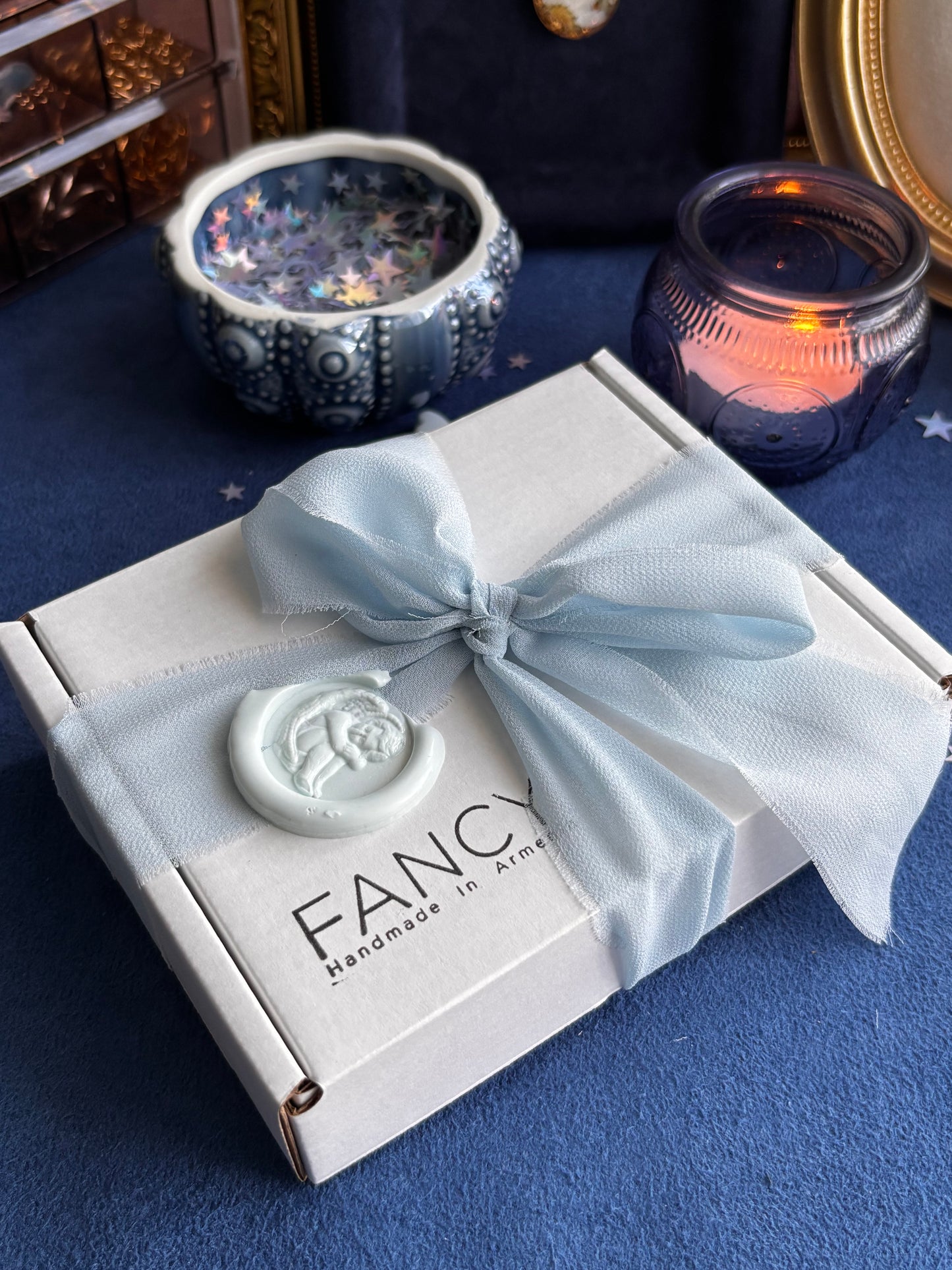 Sky blue earrings , 925 Sterling Silver