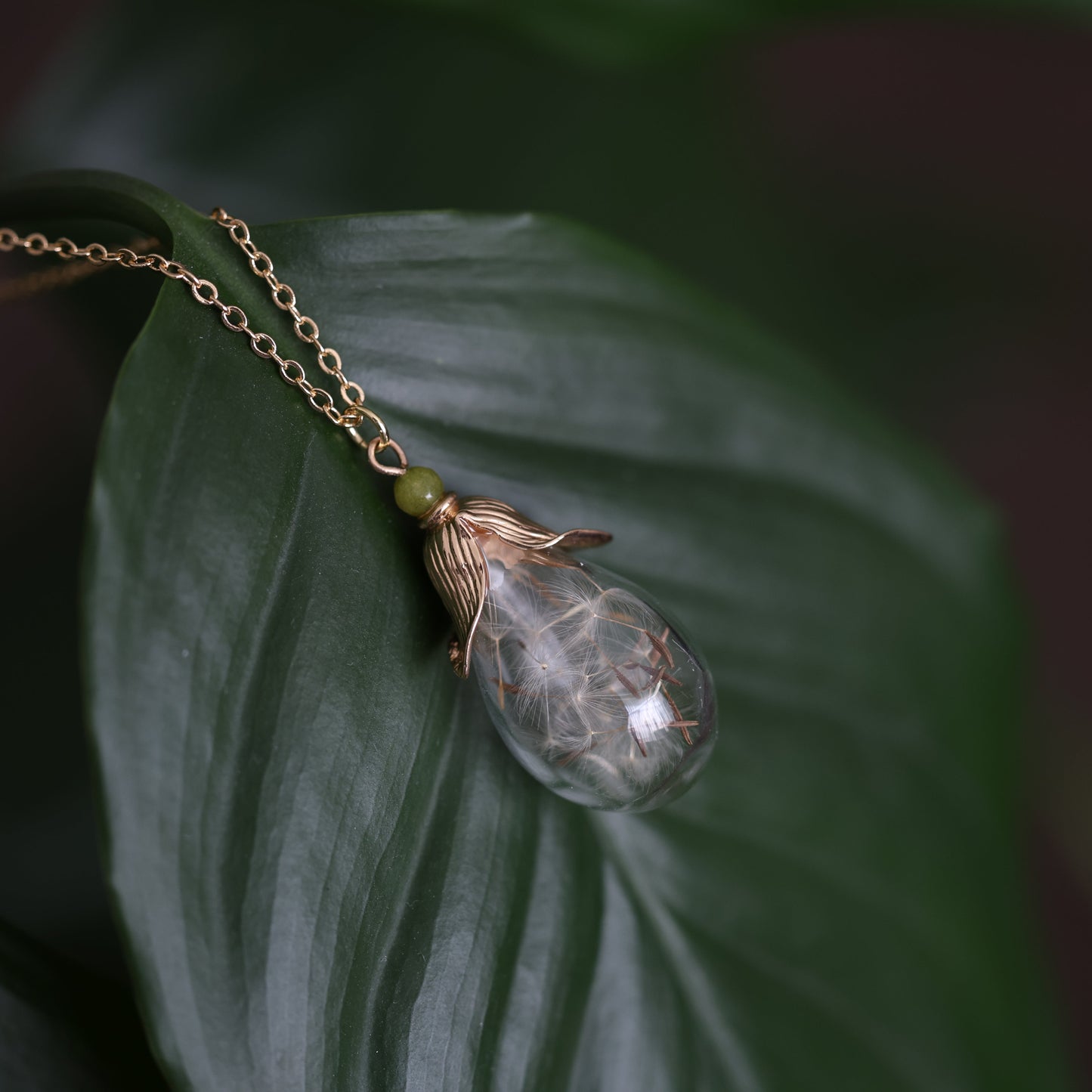 Ձեռագործ վզնոց " Երազանք" բնական խատուտիկով