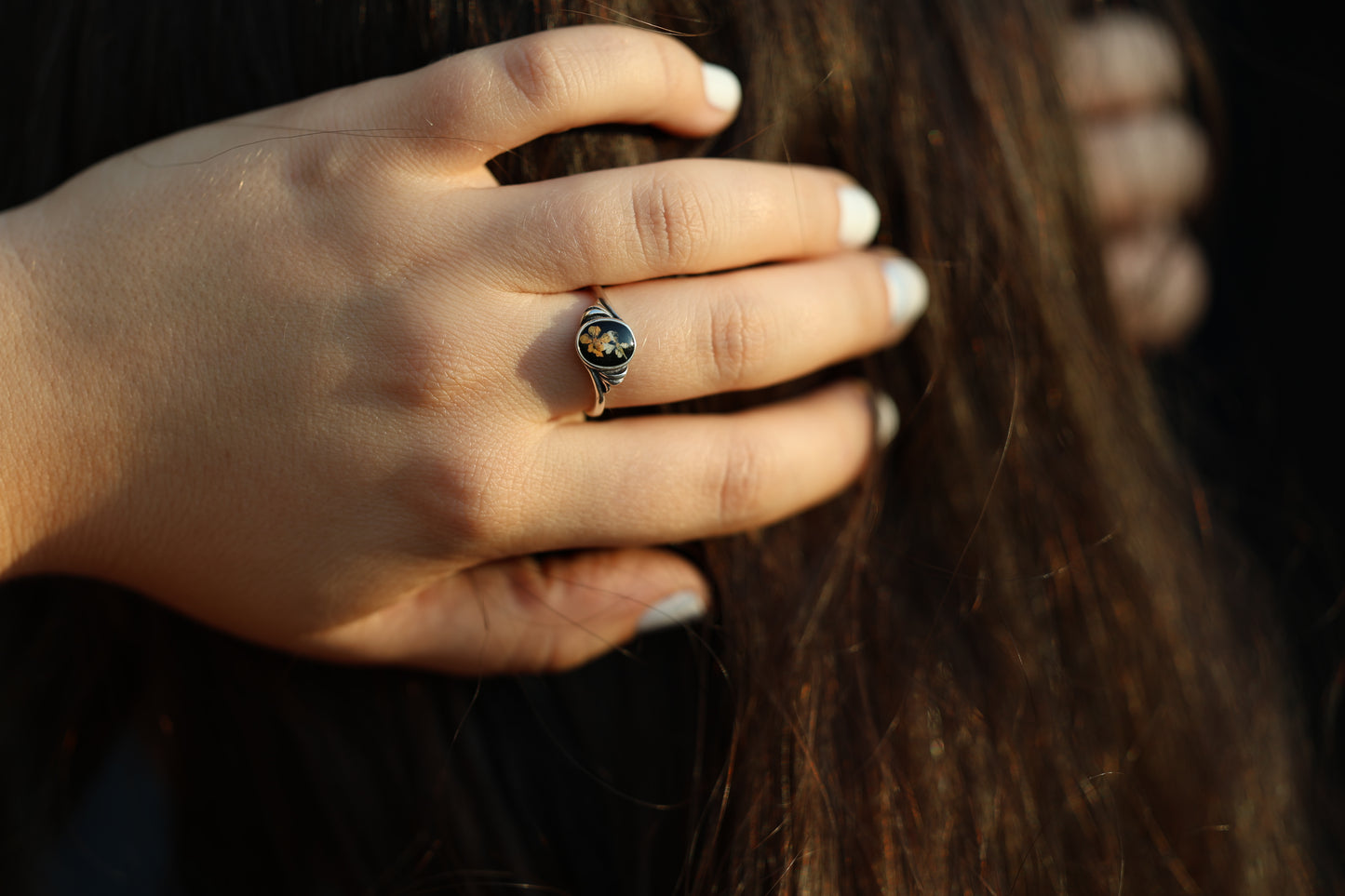 Ring Vintage Signature, sterling silver