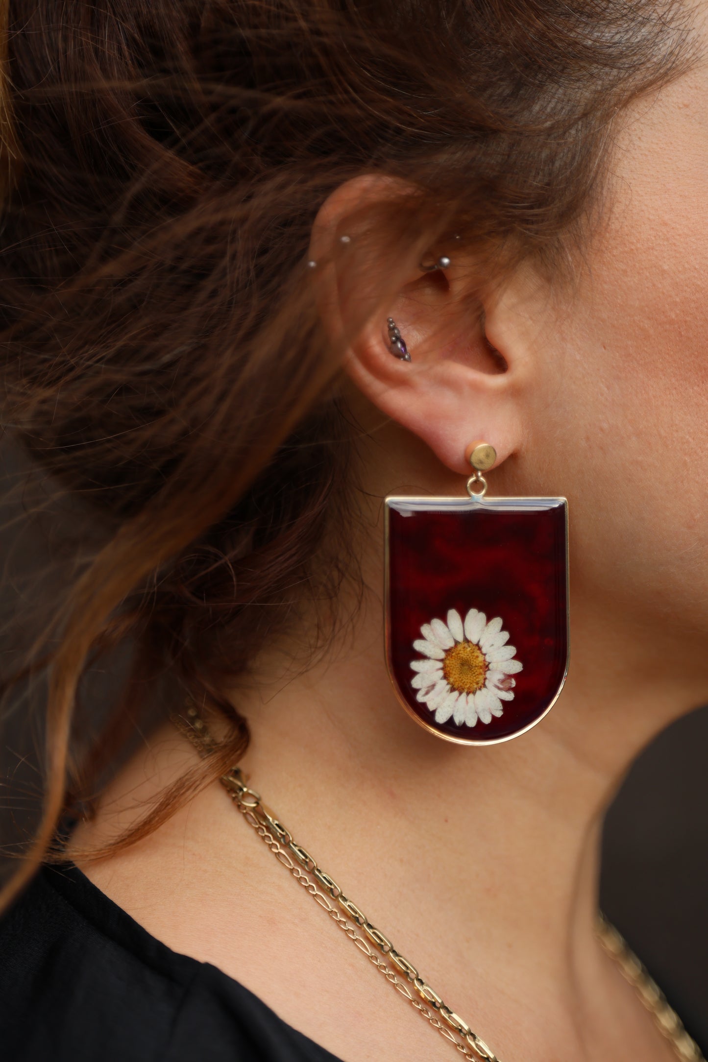 Earrings Daisy on Scarlet
