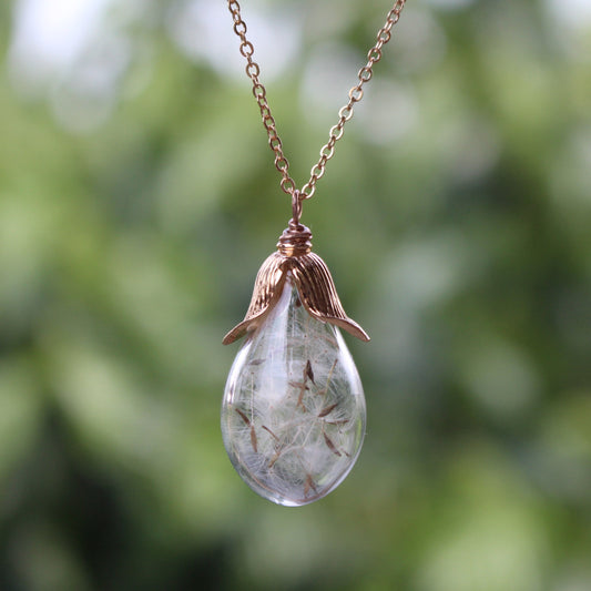 Ձեռագործ վզնոց " Երազանք" բնական խատուտիկով