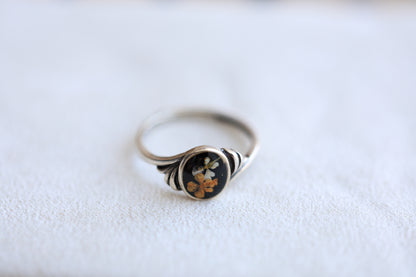 Ring Vintage Signature, sterling silver
