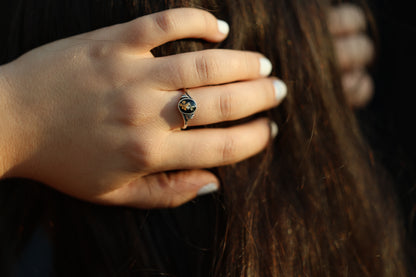 Ring Vintage Signature, sterling silver