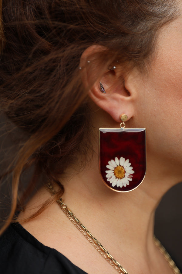 Earrings Daisy on Scarlet