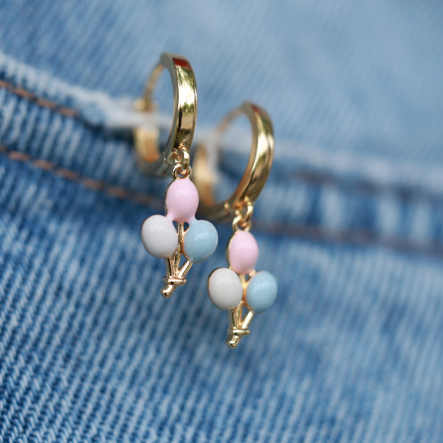 Colorful Balloon Dainty Earrings for Girls